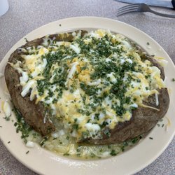 Bill & Ruth's Subs & Grill - Giant baked potato with cheese