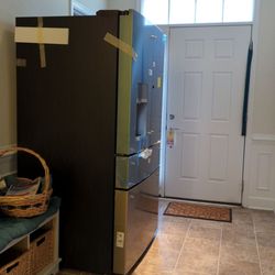 Lowe's Home Improvement - Fridge left near front door still not installed