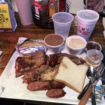 Hard Eight BBQ - Ribs, pulled pork, sausage, brisket, beans, potato, Mac n chesse - Barbeque Near Me - Roanoke, Texas