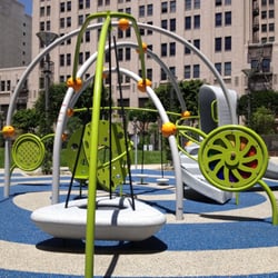 Spring Street Park - Jungle gym