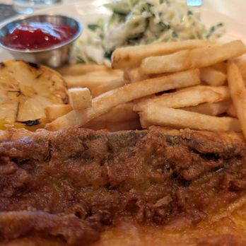 Bluewater Grill - Walleye fish and chips. Off menu. - Seafood Near Me - Phoenix, Arizona Bluewater Grill - Walleye fish and chips. Off menu. - Seafood Near Me - Phoenix, Arizona
