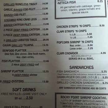 Knock Kneed Lobster - Sides for specials are on next page. - Seafood Near Me - Phoenix, Arizona