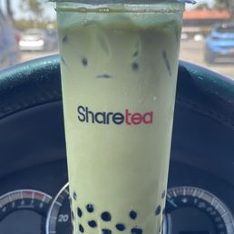 Matcha milk tea boba Matcha milk tea boba