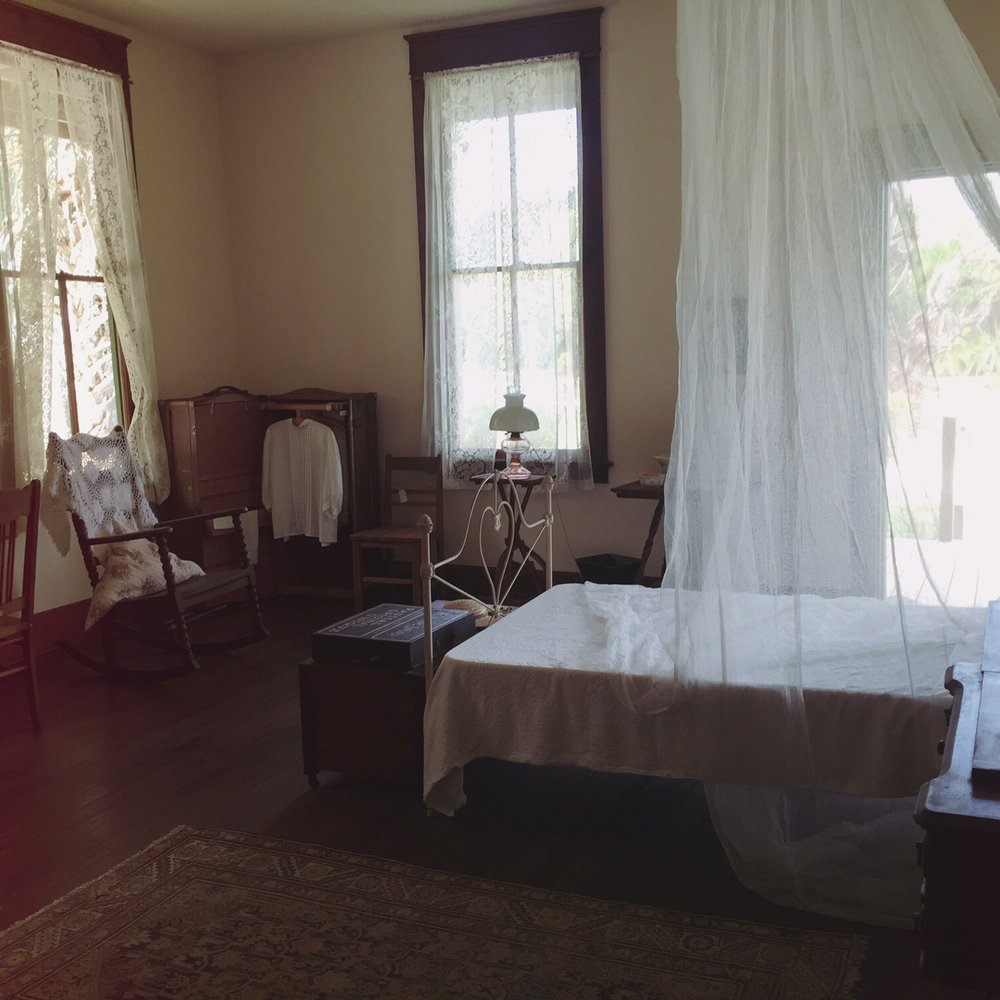 Koreshan State Park - One of the 7/8 women's rooms who were called on to run the business of the group lived well in this house. - Parks Near Me - Estero, Florida Koreshan State Park - One of the 7/8 women's rooms who were called on to run the business of the group lived well in this house. - Parks Near Me - Estero, Florida