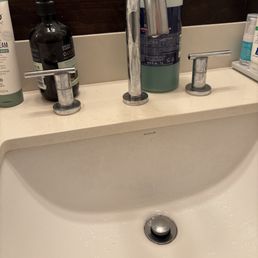 Leaky faucet before