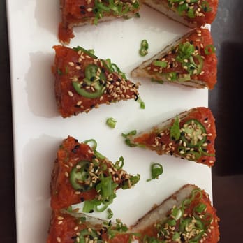 Red Fish Kitchen - Spicy tuna on crunchy rice - Sushi Bars Near Me - Los Angeles, California Red Fish Kitchen - Spicy tuna on crunchy rice - Sushi Bars Near Me - Los Angeles, California