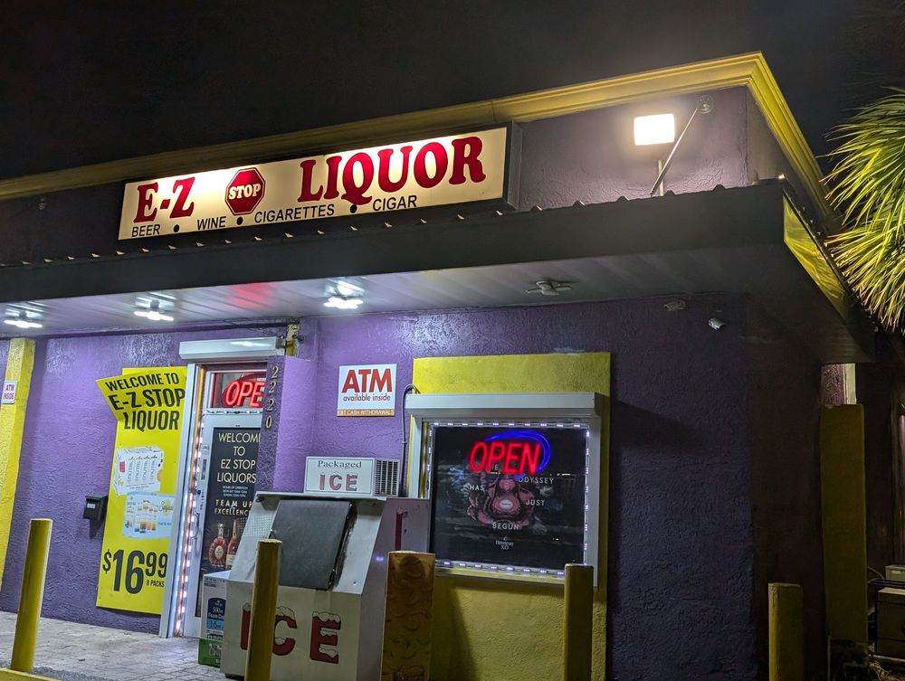 E-Z Stop Liquor Logo