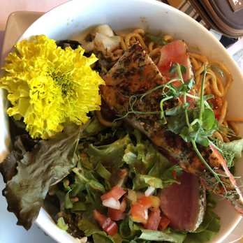 The Fat Radish - Grilled tuna and soba noodles - Breakfast & Brunch Near Me - Cornucopia, Wisconsin