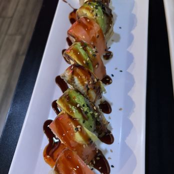 Rock N Roll Sushi - British Invasion with fresh salmon - Sushi Bars Near Me - Nashville, Tennessee Rock N Roll Sushi - British Invasion with fresh salmon - Sushi Bars Near Me - Nashville, Tennessee