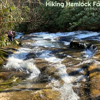 Hemlock Falls Trail - One of the many cascading areas - Hiking Near Me - Clarkesville, Georgia