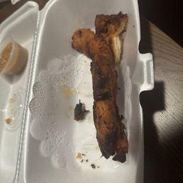Burned chicken satay Burned chicken satay