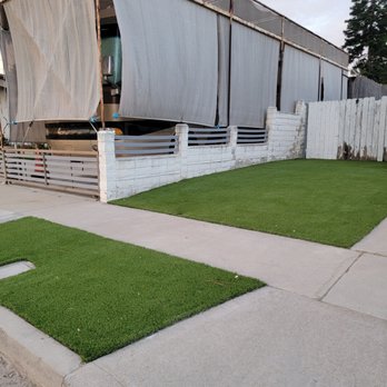 Helix Dreamscapes - a house that has been torn down - Artificial Turf Near Me - Spring Valley, California
