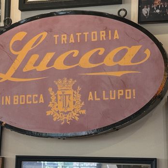Volpe’s - an old sign from Trattoria luca - Italian Near Me - Charleston, South Carolina Volpe’s - an old sign from Trattoria luca - Italian Near Me - Charleston, South Carolina
