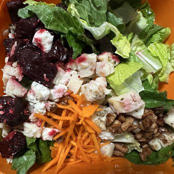 Salad and Go - Chicken, beets, feta, candied pecans, raspberry vinaigrette, etc . Delicious - Salad Near Me - Las Vegas, Nevada