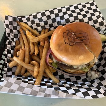 D Food Collab - The Classic Burger with cheese and fries. - Breakfast & Brunch Near Me - Dalton, Georgia