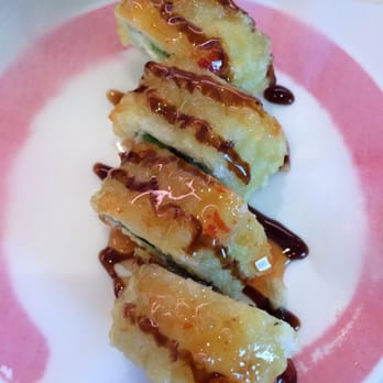 Genki Sushi - Tempura roll I think.... - Sushi Bars Near Me - Honolulu, Hawaii Genki Sushi - Tempura roll I think.... - Sushi Bars Near Me - Honolulu, Hawaii