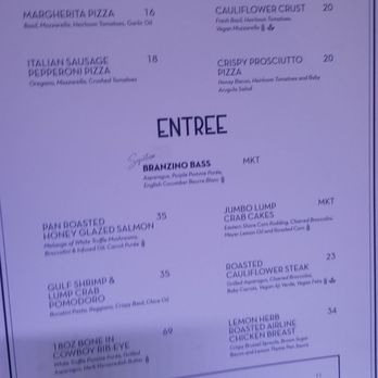 BLK SWAN - Entree Menu - New American Near Me - Baltimore, Maryland