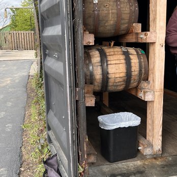 Limestone Branch Distillery - Barrel to take sample from in rickhouse - Distilleries Near Me - Lebanon, Kentucky