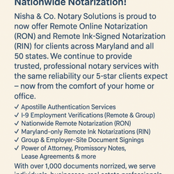 Nisha & Co Notary Solutions