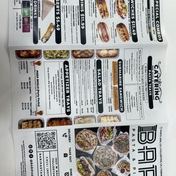 Bari Pasta & Pizza - Front menu aa of 05.22.26 - Pizza Near Me - Fullerton, California Bari Pasta & Pizza - Front menu aa of 05.22.26 - Pizza Near Me - Fullerton, California