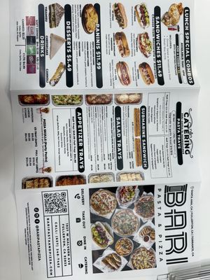 Menu photo 2 Bari Pasta & Pizza Fullerton, CA Menu photo 2 Bari Pasta & Pizza Fullerton, CA