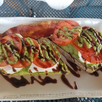 Sheldon's Service Station - The bacon actually came from my husband plate. - Cafes Near Me - La Mesa, California