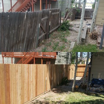ECCS Home Services - Before and After - Fence Replacement - Landscape Architects or Designers Near Me ECCS Home Services - Before and After - Fence Replacement - Landscape Architects or Designers Near Me