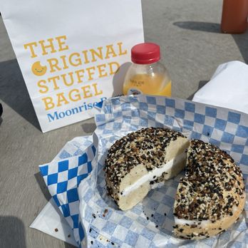 Moonrise Bagels - Everything bagel with vegan cream cheese - Bagels Near Me - Poughkeepsie, New York Moonrise Bagels - Everything bagel with vegan cream cheese - Bagels Near Me - Poughkeepsie, New York