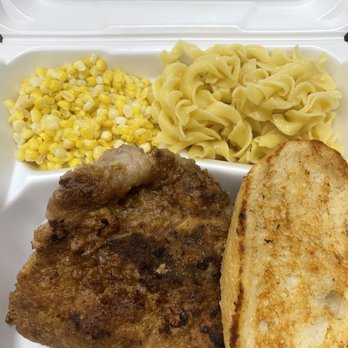The Market Kitchen - a meal in a styrofoam container - Bakeries Near Me - Granger, Texas