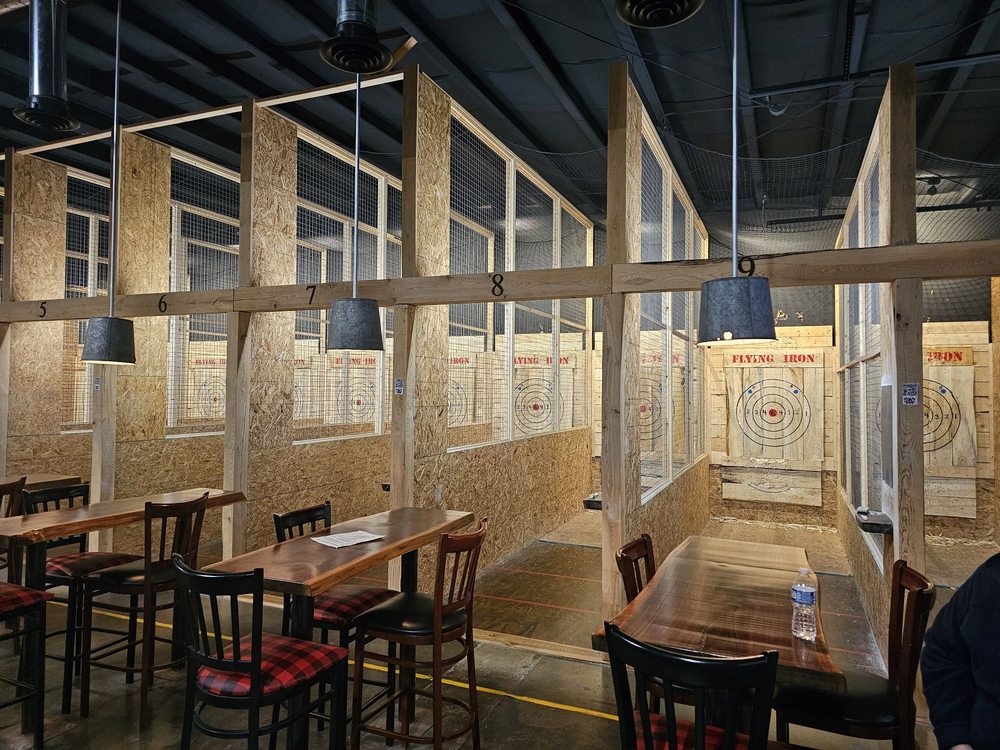 Flying Iron Axe Throwing