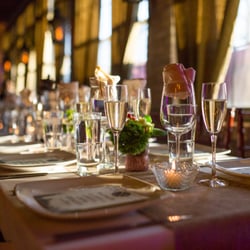 Paper and Pastiche - Rustic Centerpieces from Jamie and David's Wedding in Ravenswood