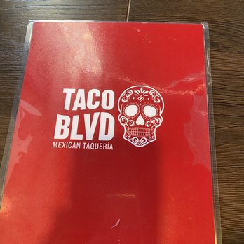 Taco Blvd - Their menu - Tacos Near Me - San Antonio, Texas