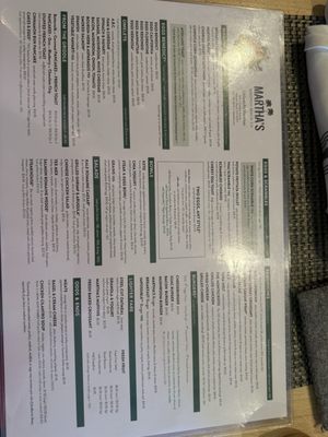 Menu photo 1 Martha’s Redondo Beach, CA Menu photo 1 Martha’s Redondo Beach, CA