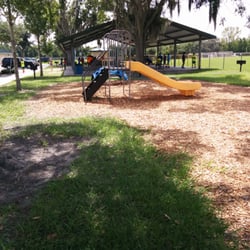 Pasco County Government Parks & Recreation - Tiny toddler playground by the dog park.