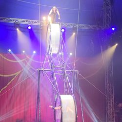 Circus Vargas - Large wheel and 2 performers