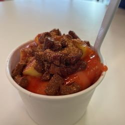 Umix Yogurt & Deli - Mango chamoy "froyo," fresh mango, tamarind bits, chamoy and Tajin.