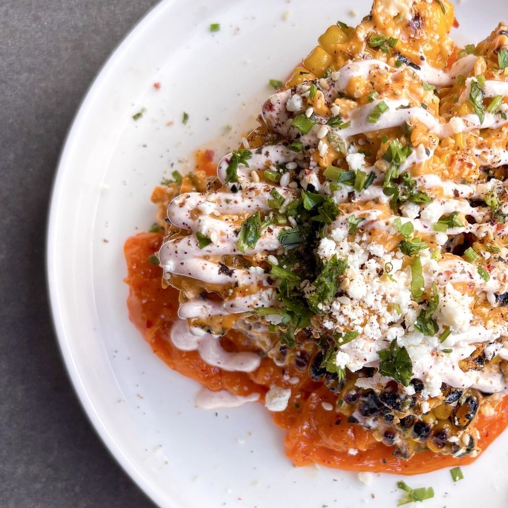 Bar Tako - Furikake Elote w/ kewpie, lime, chili, cotija ($9) - GET THIS! - Japanese Near Me - San Jose, California