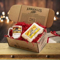 Arbuckle Coffee - The perfect gift from Tucson:  an Arbuckle's Ariosa & handmade Mug Gift Box...