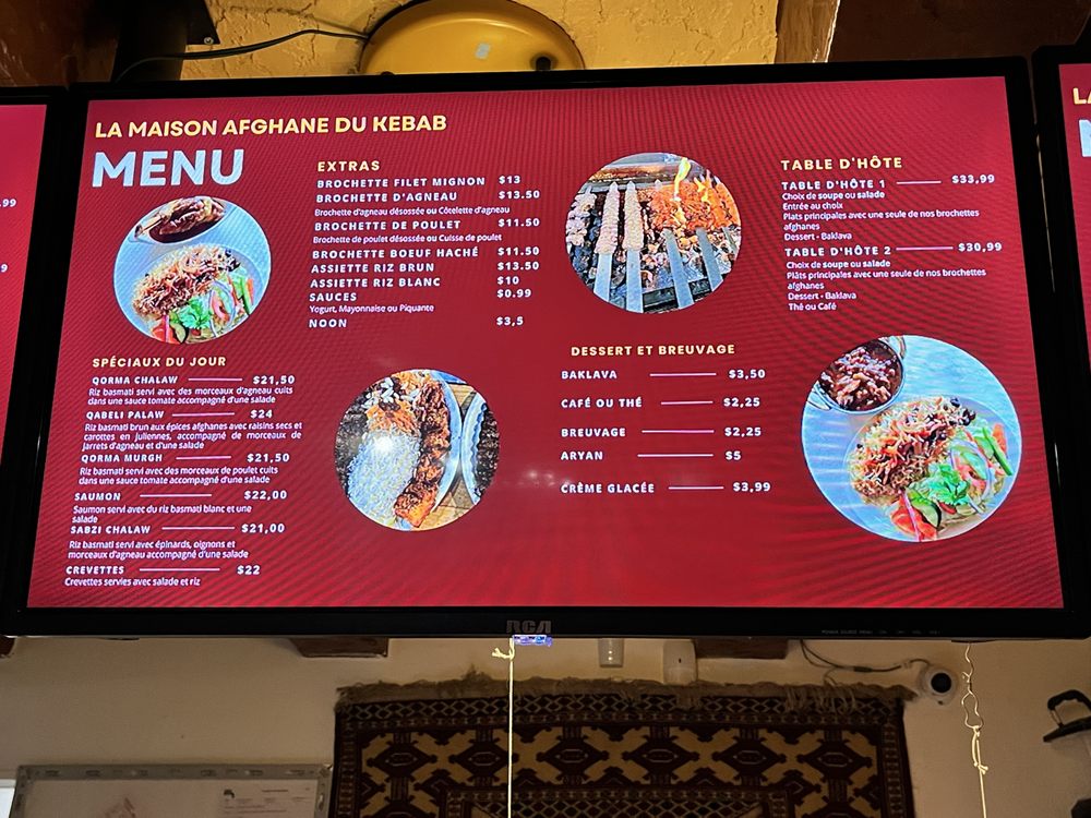 La Maison Afghane du Kebab