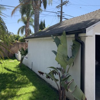 The Rain Gutters - New black gutters by The Rain Gutters. - Gutter Services Near Me - Los Angeles, California