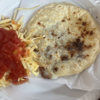 Ercilia's Restaurant - Frijol y queso pupusa - Salvadoran Near Me - Washington, DC, District of Columbia