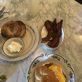 Max & Helen’s - Breakfast sandwich, bagel and side of bacon - Delis Near Me - Los Angeles, California