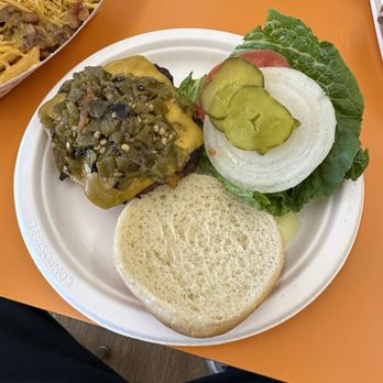 Fred Harvey Diner - Green chili cheese burger - Tacos Near Me - Petrified Forest National Park, Arizona Fred Harvey Diner - Green chili cheese burger - Tacos Near Me - Petrified Forest National Park, Arizona