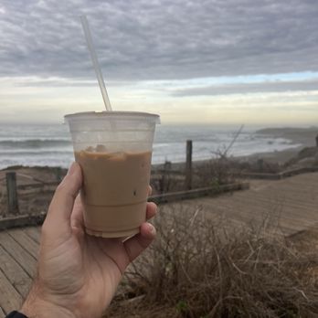The French Corner Bakery - Iced Dirty Chai - Bakeries Near Me - Cambria, California
