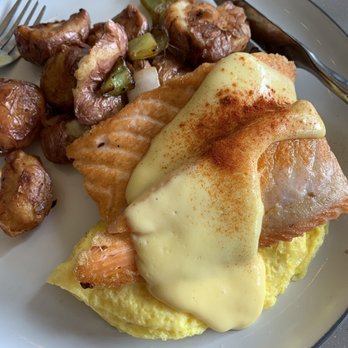 Milestone - Salmon Hollandaise - American Near Me - El Dorado Hills, California Milestone - Salmon Hollandaise - American Near Me - El Dorado Hills, California