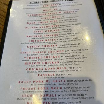 Bowlz - Menu - Poke Near Me - Las Vegas, Nevada Bowlz - Menu - Poke Near Me - Las Vegas, Nevada