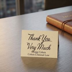Cohen Criminal Law - Thank you!