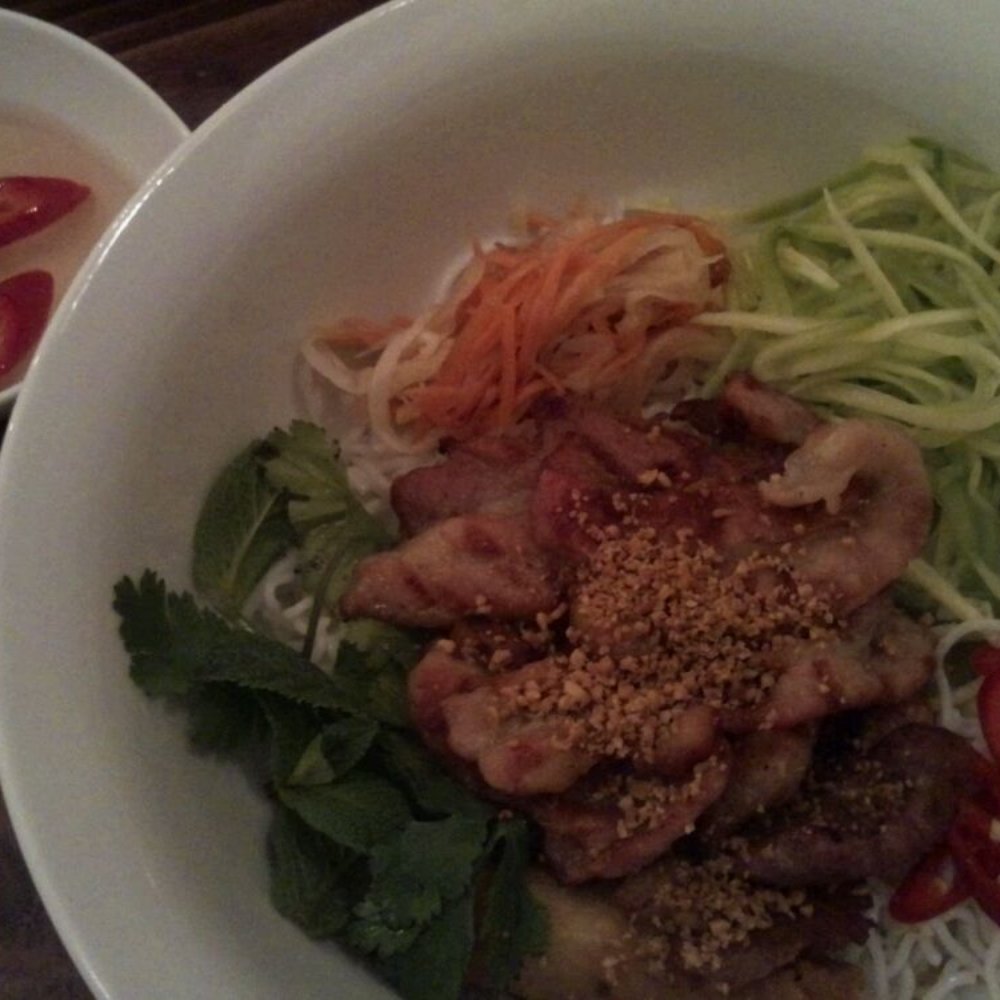 Pork bun noodles Pork bun noodles