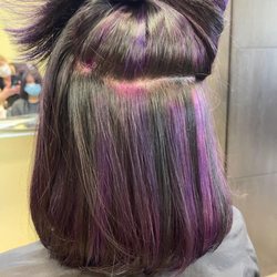 Monica's Hair Salon - Purple highlights