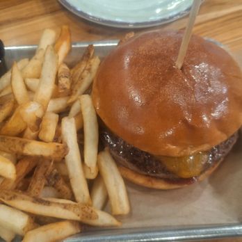 AVO TACO - Burger with fries - Tacos Near Me - Bayside, New York